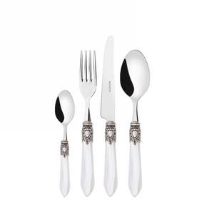 Set 24 tacamuri Oxford Old, Casa Bugatti - OXB1M-S3250, alb