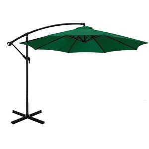 Umbrela de soare suspendata, diametru 2,7 m, verde