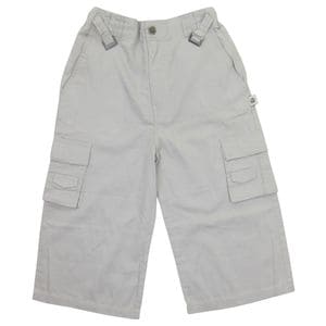 Pantaloni trei sferturi baieti, Primii Pasi, 4039, gri, 12 ani