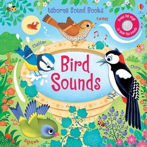 Carte cu sunetele pasarilor, Usborne, Bird Sounds, 3+ ani