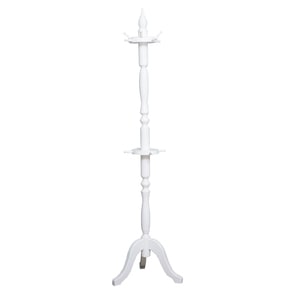 Cuier Szel-Mob stativ hol din lemn masiv Simply Chic, culoare alb P004, 100% lemn masiv