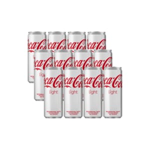 Bautura racoritoare, carbogazoasa, Coca-Cola Light, bax 0.33L x 12 doze 