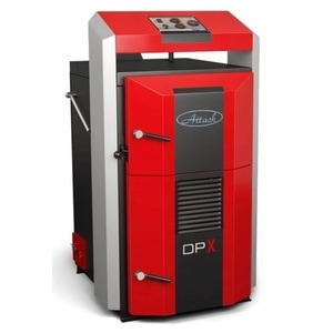 Cazan (centrala) pe combustibil solid, Attack DPX Standard cu gazeificare, 45 kW 
