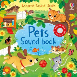 Carte muzicala pentru copii, Usborne, Pets Sound Book, 3+ ani