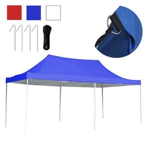 Pavilion pliabil cu schelet metalic 2,9x5,7 m, rosu