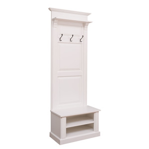 Cuier cu spatiu deschis, culoare alb murdar, vopsit P039