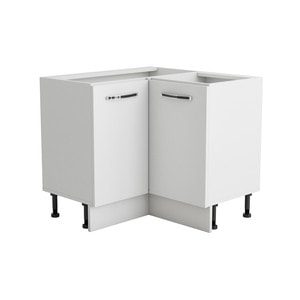 Dulap bucatarie Alfa, PAL, 90 x 46 x 81 cm, alb