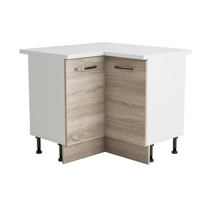 Dulap bucatarie Alfa, PAL, 100 x 60 x 83 cm, sonoma