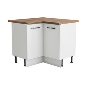 Dulap bucatarie Alfa, PAL, 100 x 60 x 83 cm, alb