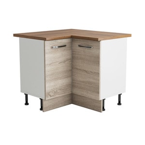 Dulap bucatarie Alfa, PAL, 100 x 60 x 83 cm, sonoma