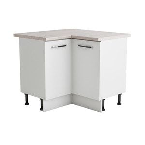 Dulap bucatarie Alfa, PAL, 100 x 60 x 83 cm, alb