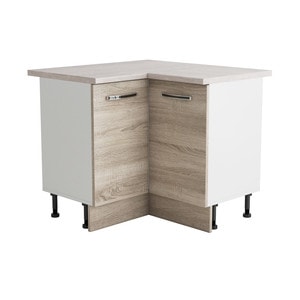 Dulap bucatarie Alfa, PAL, 100 x 60 x 83 cm, sonoma