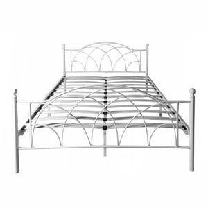 Cadru pat Lotti, metal, 160 x 200 cm, alb