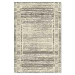 Covor lana 100%, Prima 7889-1-52022, 60 x 110 cm, crem, gri, modern