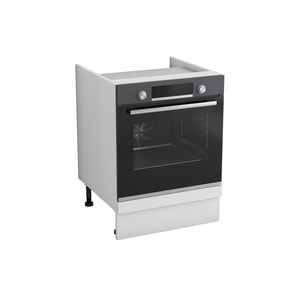 Corp inferior bucatarie Alfa, PAL, 60 x 46 x 81 cm, alb