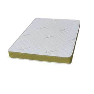 Saltea ortopedica, SalteRo, 155 x 190 x 18 cm, spuma poliuretanica Flexibila, alb/verde, reversibila, fermitate medie