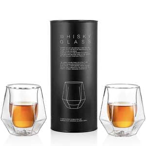 Set 2 pahare whisky, Quasar & Co., sticla borosilicata, 180 ml, 9,5 x 10 cm, transparent