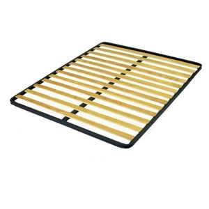 Somiera pat Eco 120x200 cm , 13 lamele lemn ,cadru metal, fara picioare