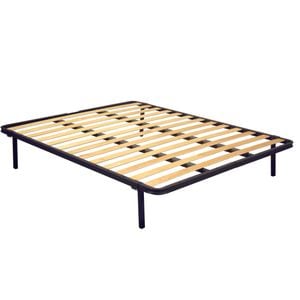 Somiera pat  Eco 160x200 cm, 13 lamele lemn, cadru metal, cu picioare 30 cm