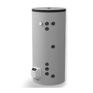 Boiler termoelectric cu doua serpentine Eldom FV30067S21, 9000 W, 300 l, montaj pe sol, 0.8 Mpa