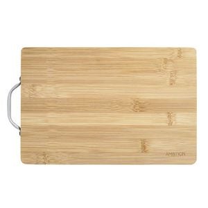 Tocator bambus cu maner aluminiu 30x20cm, AMBITION Paloma