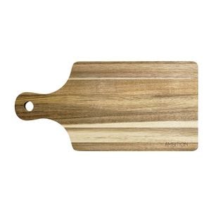 Tocator dreptunghiular din lemn de salcam 32.5x16cm, AMBITION Parma