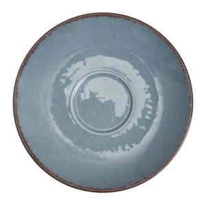 Farfurioara suport ceasca 14.5cm, albastru, portelan, AMBITION Craft