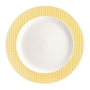 Farfurie plata 27.5cm, galben, portelan, AMBITION Nordic