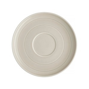Farfurioara suport ceasca 15cm, gri, portelan, AMBITION Piano