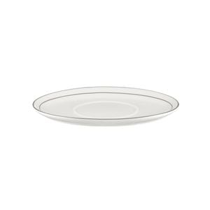 Farfurioara pentru sosiera 20.5cm, portelan, AMBITION Aura Silver