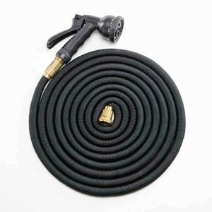 Furtun extensibil Pro+, 30 m, cu pistol pentru stropit, negru