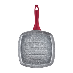 Tigaie grill 26x26cm, invelis Qualum Basic Stone Edition, AMBITION Jasper