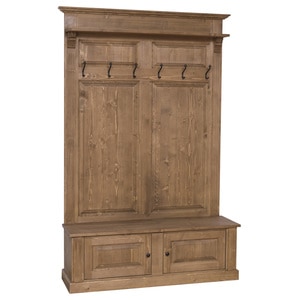 Cuier mare cu 2 usi, culoare natural P001, ceruit