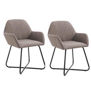 Scaun bucatarie Molli, 56 x 55 x 83 cm, 2 bucati, bej