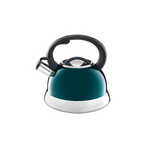 Ceainic din inox cu fluier 2.2L (2.6L), inductie, verde, AMBITION Marcus