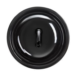 Capac pentru oala EMALIA OLKUSZ, emailat, 22cm, negru 