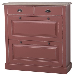Pantofar SZEL MOB, lemn masiv, 103 x 35 x 105 cm, bordo