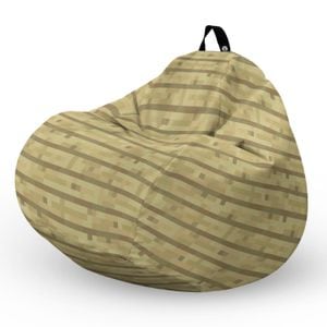 Fotoliu puf UPDECO Bean Bag Para L, poliester, 80 x 80 x 55 cm, Minecraft Cutie