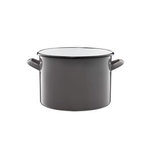 Oala emailata 24cm, 7L, gri, EMALIA OLKUSZ