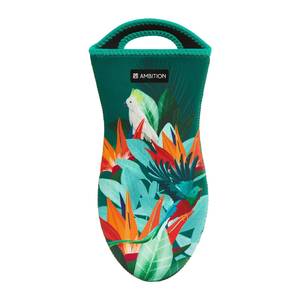 Manusa de bucatarie pentru cuptor din neopren, verde inchis, AMBITION Paradise Jungle