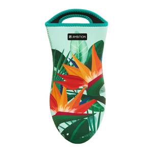 Manusa de bucatarie pentru cuptor din neopren, verde, AMBITION Paradise Birds