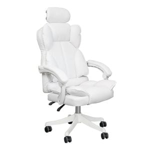 Scaun rotativ directorial Lux, alb