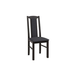 Scaun din lemn masiv de fag tapitat cu stofa S-37 Boss7 W11, wenge