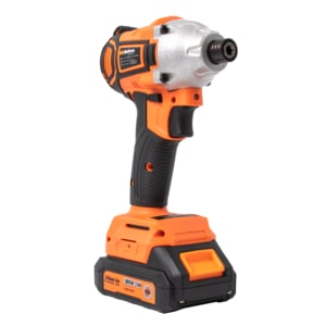 Masina de insurubat cu impact cu acumulator Wolfson, 21V,2.0Ah, 2 acumulatori, Hex 1/4