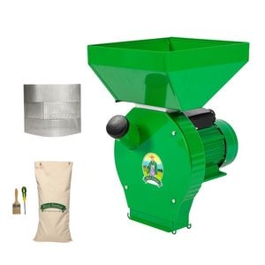 Moara electrica cu ciocanele 2 in 1, Micul Fermier GF-0063, 3.9KW, 2850 RPM, cuva mare