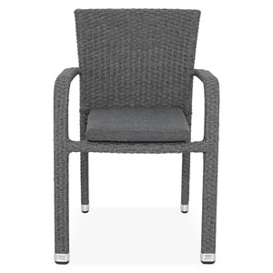 Scaun gradina/terasa HORECA L.56 l.59/43 H.83 gri/gri