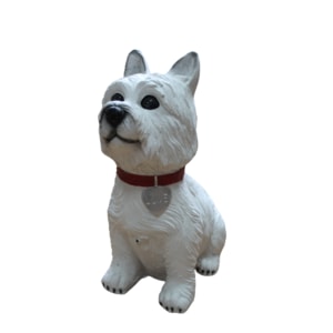 Statueta catel cu senzor de miscare, 40 cm inaltime