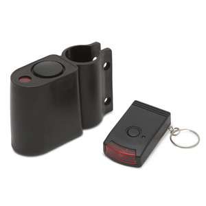 Alarma antifurt pentru bibicleta, Handy, 110 dB, Cu telecomanda, 95 x 63 x 36 mm, Negru