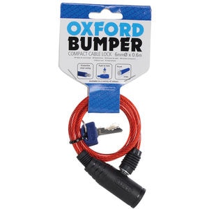 Incuietoare pentru lant OXFORD Bumper Cable lock, Rosu