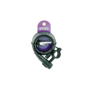 Antifurt bicicleta Vicma, Blocare lant, Otel/PVC, Negru